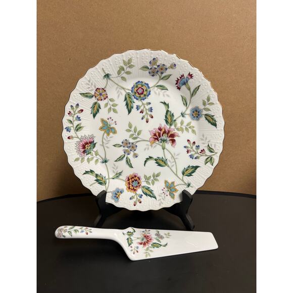 Andrea by‎ Sadek 10 Inch Cake Plate and Server - Picture 2 of 4